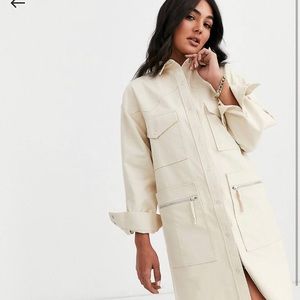 ASOS Design Utility Mini shirt Dress in Twill